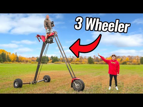 12 Foot Tall Three Wheeler!