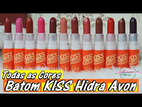 RESENHA: BATOM KISS HIDRA DA AVON (Todas as cores) | LAIANE LIRA