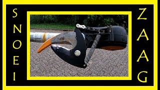 TAKKEN SNOEIEN MET DE FISKARS UP86 SNOEIGIRAFFE