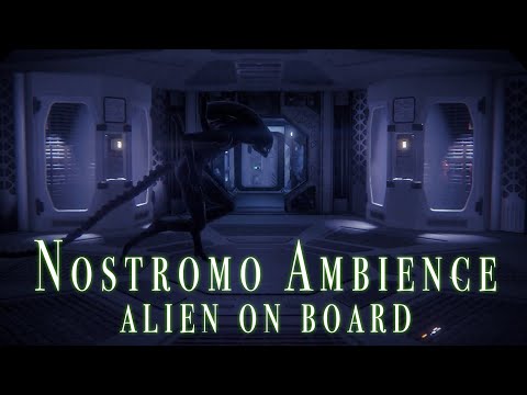 ALIEN - Nostromo Ambience | ROAMING ALIEN ON BOARD | Studying | Reading | Gaming | Nightmare Fuel