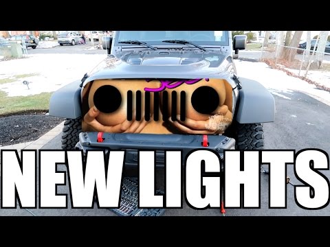 NICE LIGHTS ;) JW SPEAKER Fog Light Upgrade  - Jeep Build 2017 wrangler rubicon hard rock