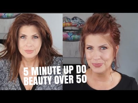 5 MINUTE UPDO HAIRSTYLE /SPECIAL OCCASION/OVER 50
