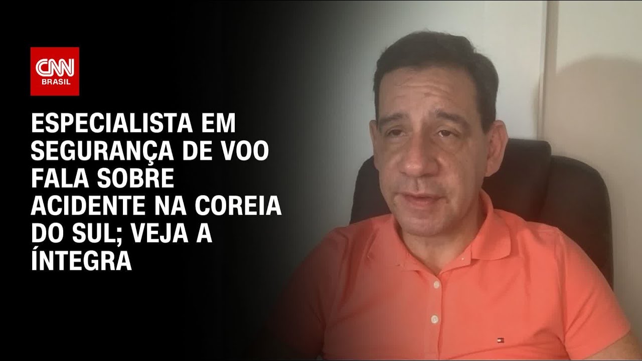Especialista em segurança de voo fala sobre acidente na Coreia do Sul; veja a íntegra | AGORA CNN