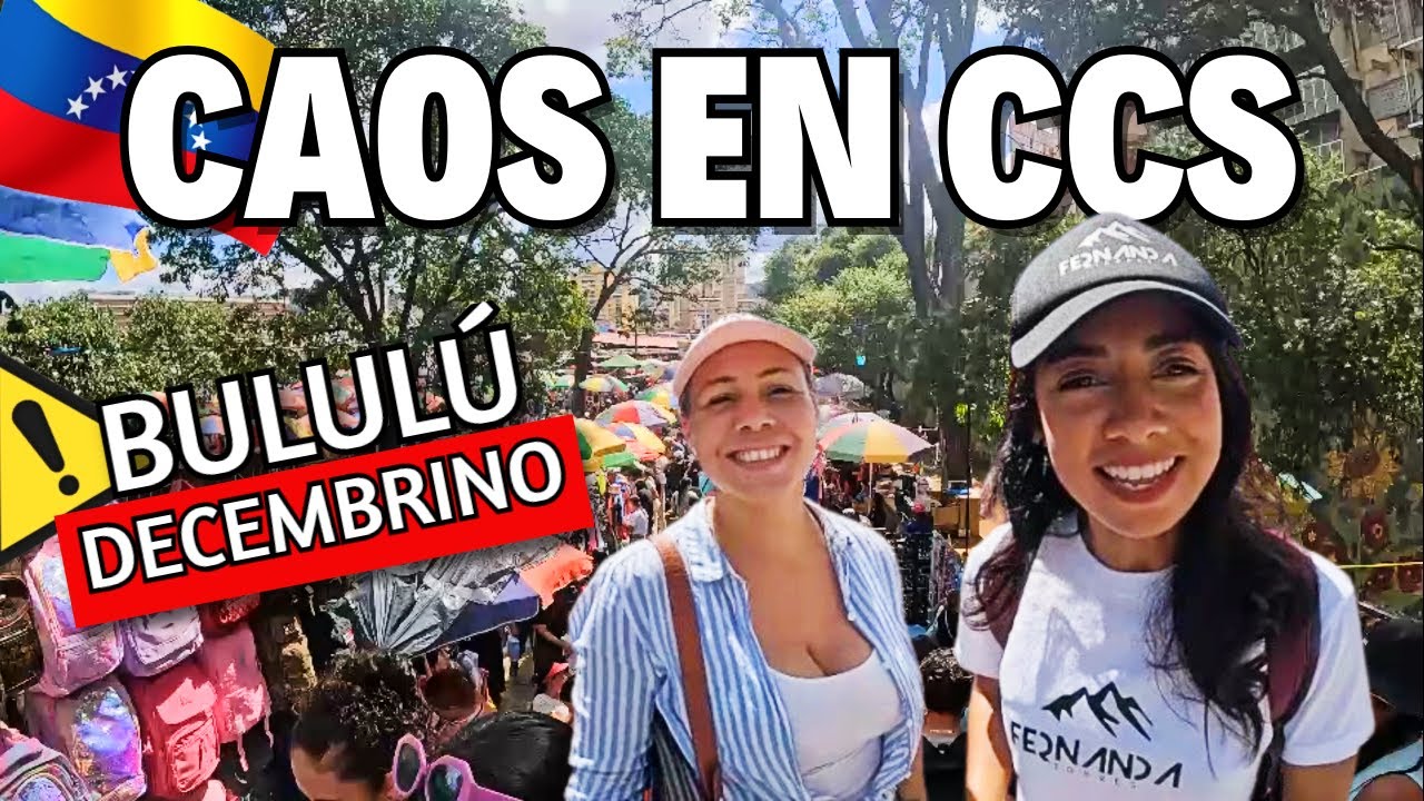 Así se encuentran las CALLES y los PRECIOS en Caracas a pocos días de NAVIDAD @Marielajimenez21