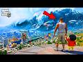Franklin Escaped The Biggest Tsunami But Lost Shinchan Chop GTA 5