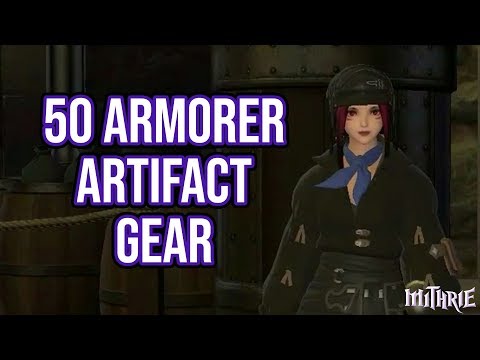 FFXIV 2.0 0086 Armorer Quest Level 50 + Artifact Gear