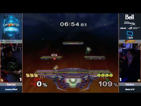KirbyKaze vs Ryan Ford - Lan ETS 2017 - Melee Losers Final