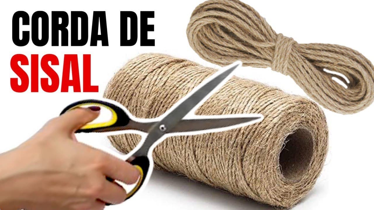 3 Idéias Incríveis de artesanato com Corda de Sisal e juta😱✂️ show de artesanato