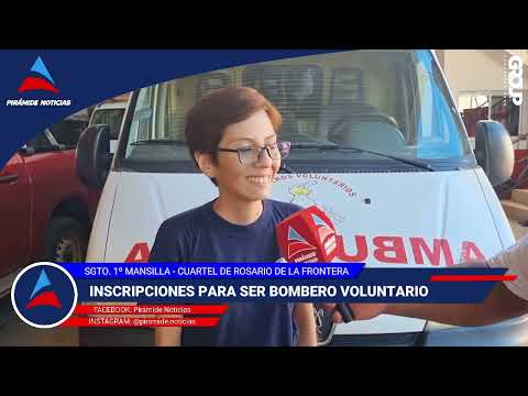 ABRIERON LAS INSCRIPCIONES PARA LOS BOMBEROS VOLUNTARIOS DE ROSARIO DE LA FRONTERA