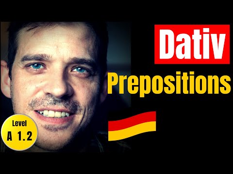 Lokale Präpositionen mit Dativ │ Dative prepositions in German