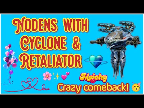 War robots – Nodens with Cyclone and Retaliator + Crazy comeback! 🥳 WR Gameplay
