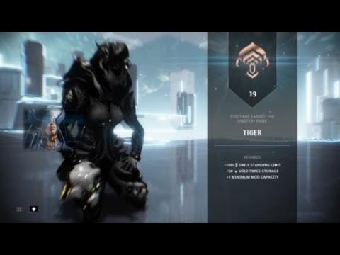 Warframe Mastery Rank 19 Test in Update 22 (Plains of Eidolon)