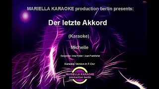 Michelle  - Der letzte Akkord (Karaoke Version)