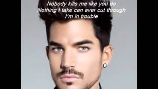 Adam Lambert - Underground ( Lyrics )