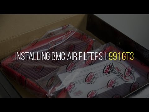 991 GT3 Changing Air Filters to BMC