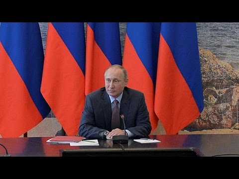 A Krímbe látogatott az orosz elnök