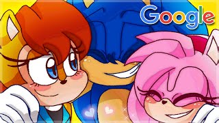 Amy & Sally VS DeviantArt  - Sonic's Girlfriends Google Themselves