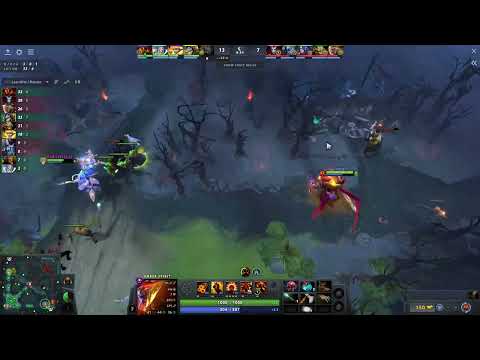 How to lane mid ember spirit (Bryle) vs queen of pain - Dota 2