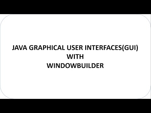 Java WindowBuilder Tutorials
