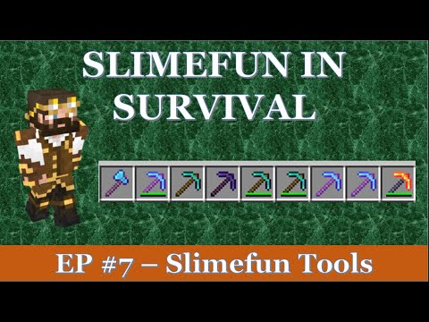Slimefun in Survival. Ep. #7 - Tools of the trade