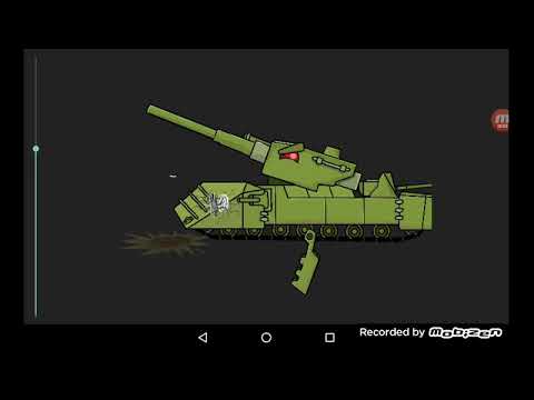 Artra monster vs black ratte -Cartoons about tanks 