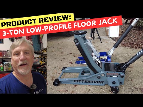 Product Review - Pittsburgh 3-Ton Low-Profile Floor Jack in Slate Gray