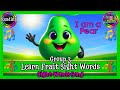 Learn Fruit Sight Words Left Middle Right Position Magic Mini Monsters Magicminimonsters
