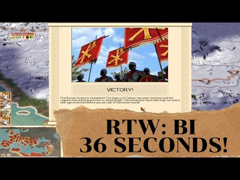 Rome Total War: Barbarian Invasion Speedrun || Campaign in 36 sec [Former WR]