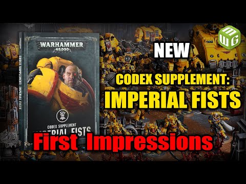 NEW Imperial Fists Supplement - Codex First Impressions