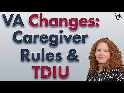 VA Expands Caregiver Benefits – What It Means for TDIU Veterans