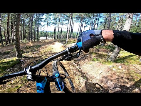Go with the Flow! Longest MTB flow trail descent in the UK. Full red descent with black features.