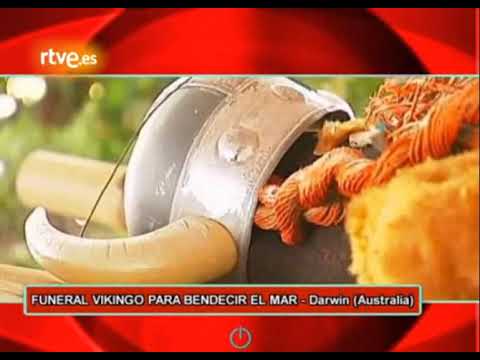 RITUAL VIKINGO PIRA FUNERARIA EN BARCO