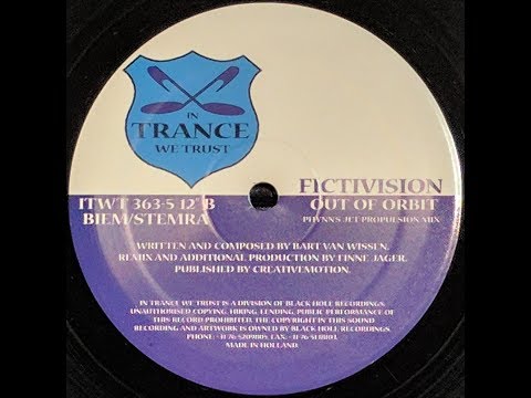 {Vinyl} Fictivision - Out Of Orbit (Phynn's Jet Propulsion Mix)