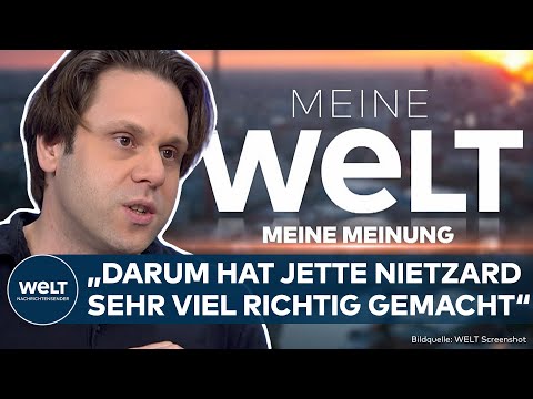 JETTE NIETZARD: "Hat sehr viel richtig gemacht. Schlecht für die Mitte, aber gut für sie"