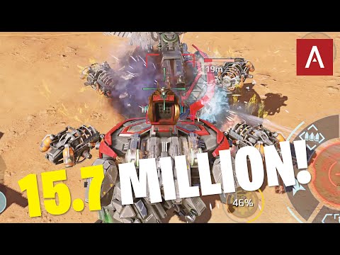 Luchador vs Titans 15.7 Million Damage! War Robots Gameplay WR
