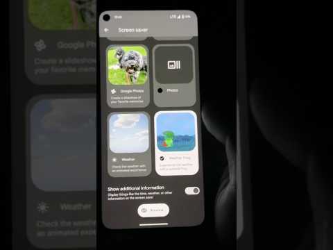 Pixel Tablet Screensaver on Pixel 5