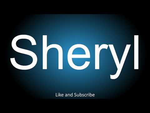 How to correctly pronounce - Sheryl.
