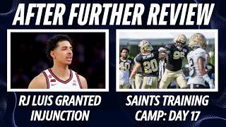 Lane Kiffin Defends Adding NFL Players | RJ Luis Granted Injunction | Saints Training Camp Report