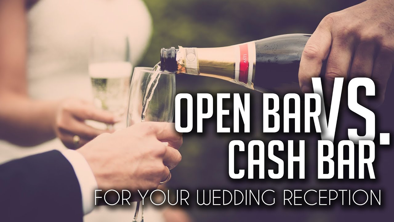 How Much is An Open Bar for a Wedding Reception?