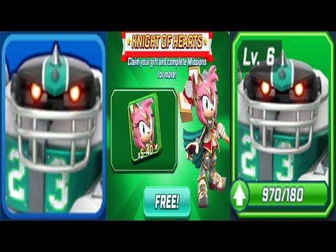 Sonic Dash vs Sonic Forces: Linebacker Omega Missions All Characters Unlocked Free Cards Paladin Amy