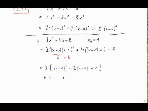 Entwickeln eines Polynoms / Linearfaktoren
