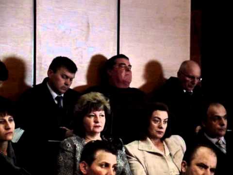 Neculai Cucu primar Draguseni doarme sedinta 2012.MPG