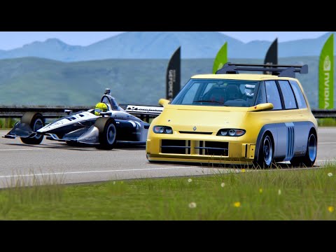Renault Espace F1 vs IndyCar 2019 - Highlands