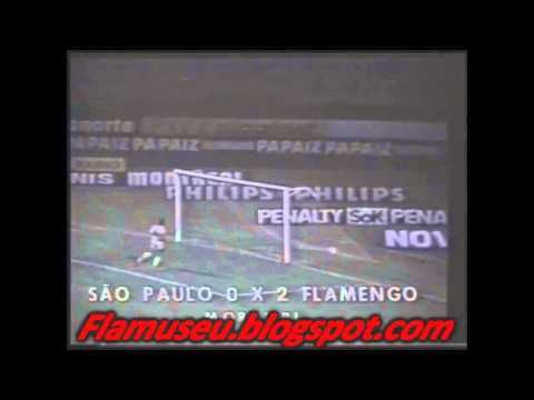 Flamengo 2x0 São Paulo - 1981 - Amistoso, no Morumbi
