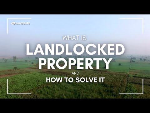What does landlocked mean, and how do you solve it?