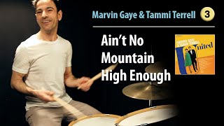 "Ain't No Mountain High Enough" - Marvin Gaye &amp; Tammi Terrell | Drum Cover | Drum Lessons