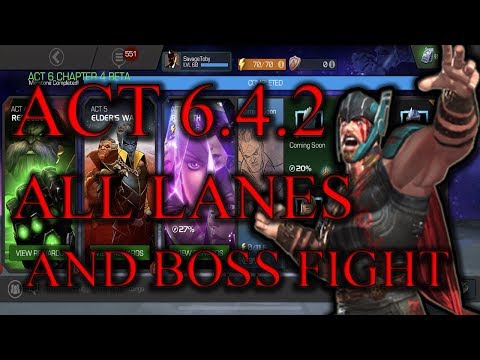 ACT 6.4.2 BETA! ALL NODES/BOSS (Marvel Contest of Champions)