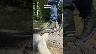 Kotníková softshellová obuv s membránou Bennon NERO Black High