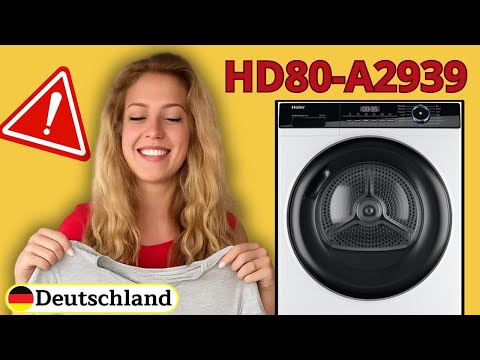 Haier Wärmepumpentrockner 8kg I-PRO SERIE 3 HD80-A2939 ( (WARNUNG!) ) Haier i-pro Trockner