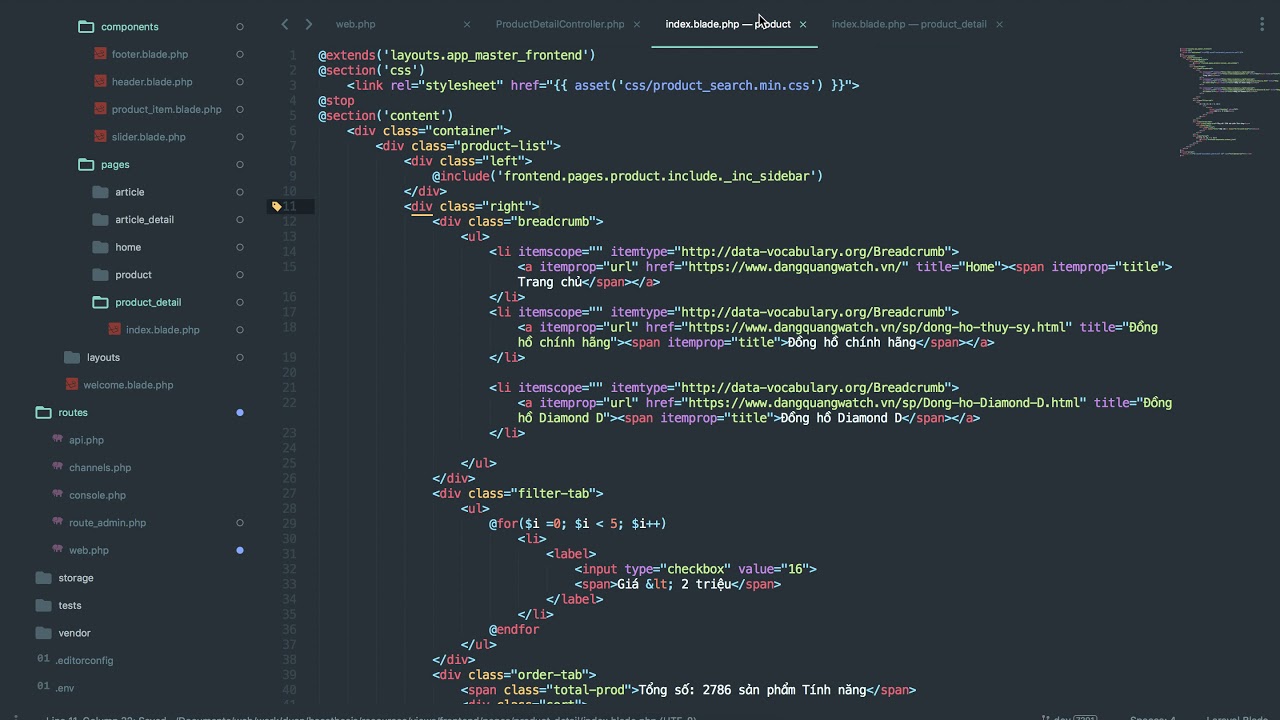 [Seri] - Website đồng hồ - Tạo route và giao diện trang chi tiết sản phẩm